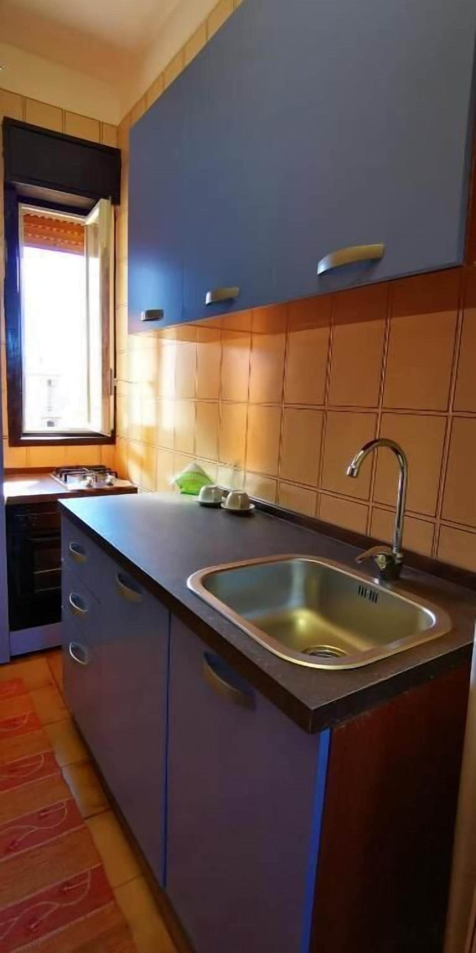 Fridge, stovetop, cookware/dishes/utensils