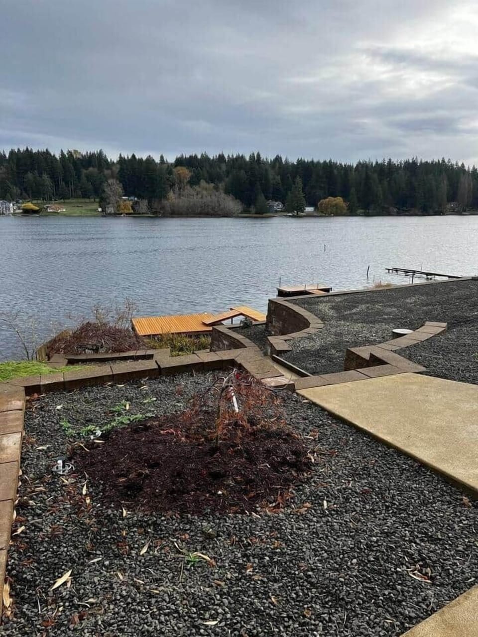 Lattice landscape to offer graduated lake views with our expansive waterfront