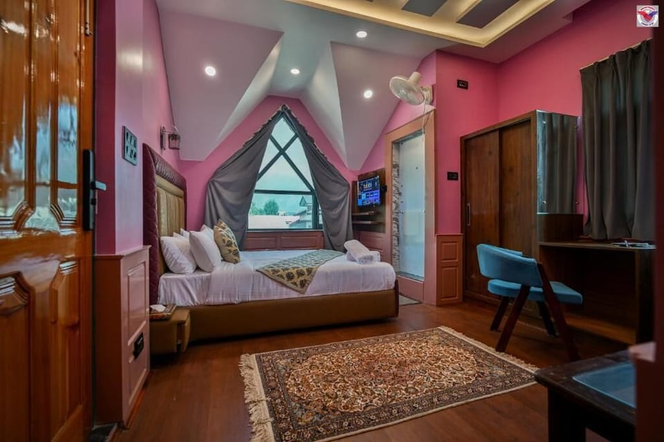 Blackout drapes, iron/ironing board (on request), WiFi (free)