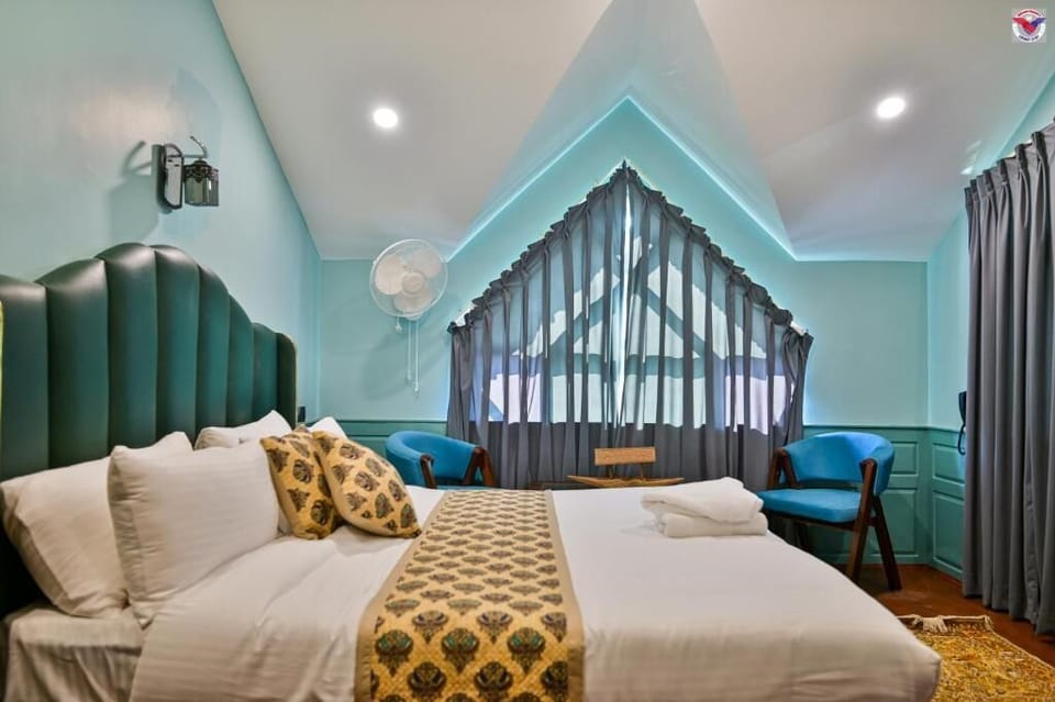 Blackout drapes, iron/ironing board (on request), WiFi (free)