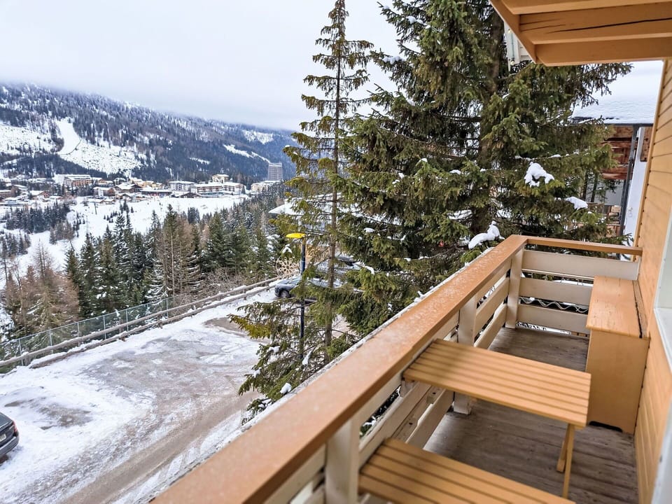Balcony, Larch, Apartment, Winter, Hill Station, Freezing, Snow, Handrail, Mountain Village