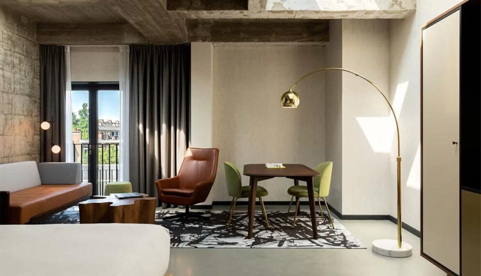Stretch out in a spacious suite with cozy lounge seating.