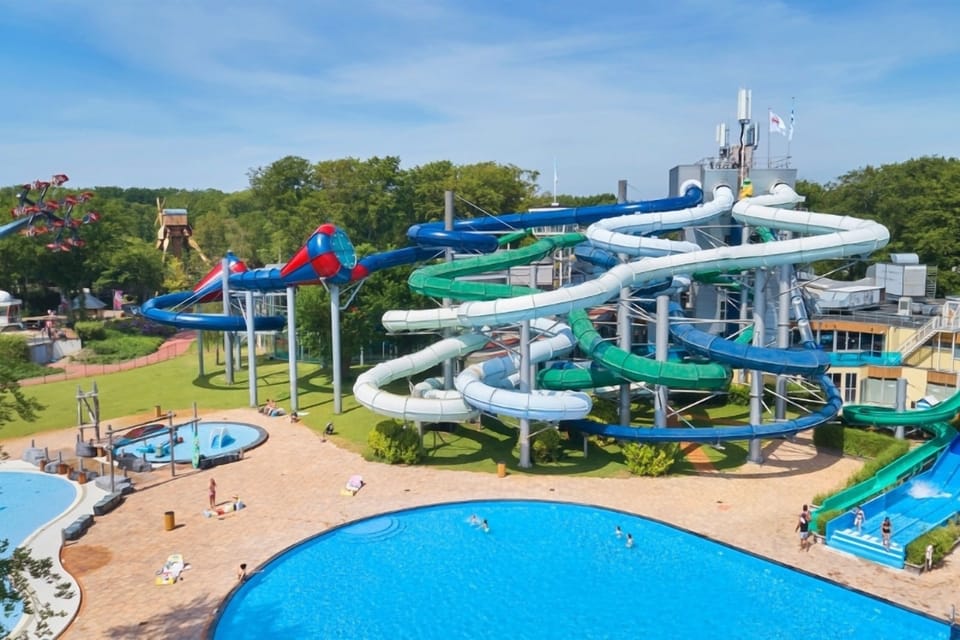 Splash all day on thrilling slides and sunny pool decks.