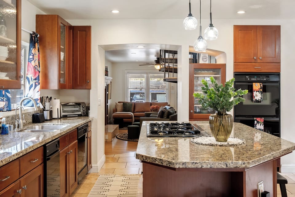 Kitchen - Stunning granite countertops only enhance this gorgeous kitchen
