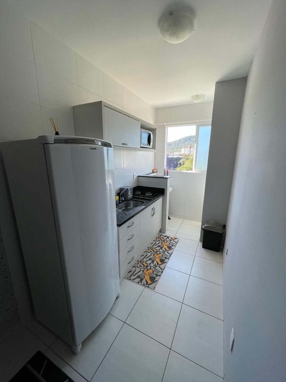 Comfort Apartment, Balcony, City View | Private kitchen