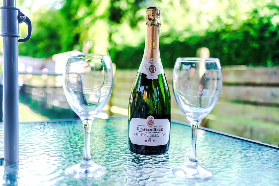 Garden table set for summer entertaining