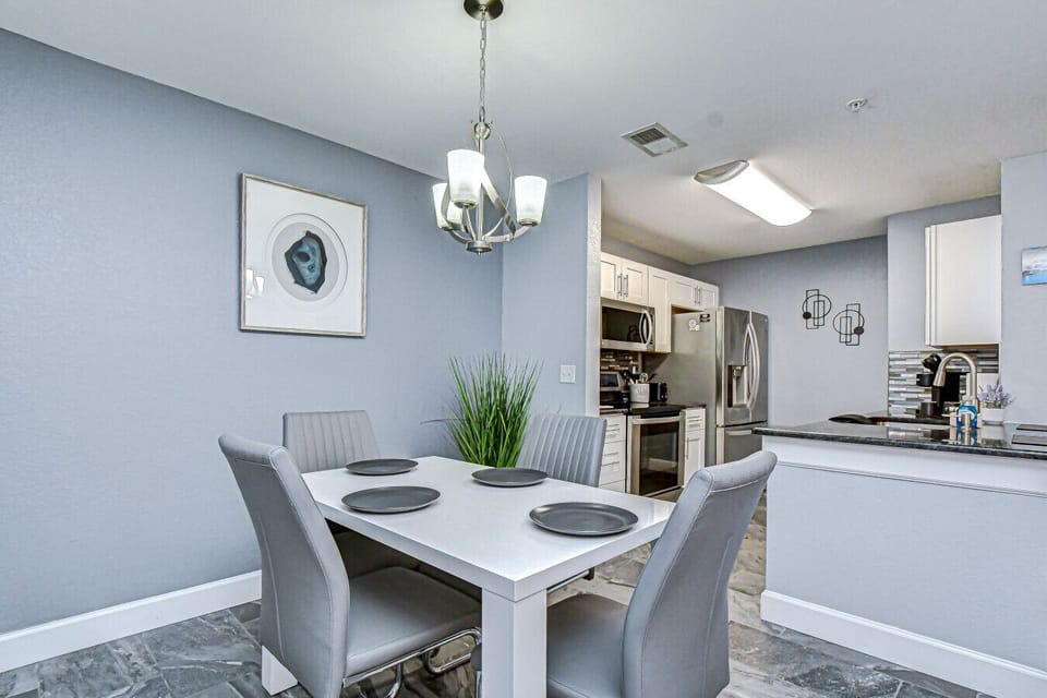 Dining for four in the dining room