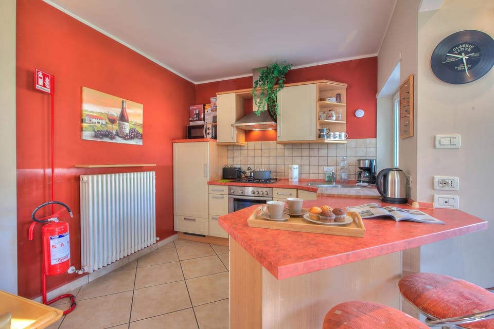 Family Villa, Multiple Bedrooms, 2 Bathrooms, Mountainside (Villa Paradise View With Private Pool) | Private kitchen | Fridge, microwave, oven, stovetop
