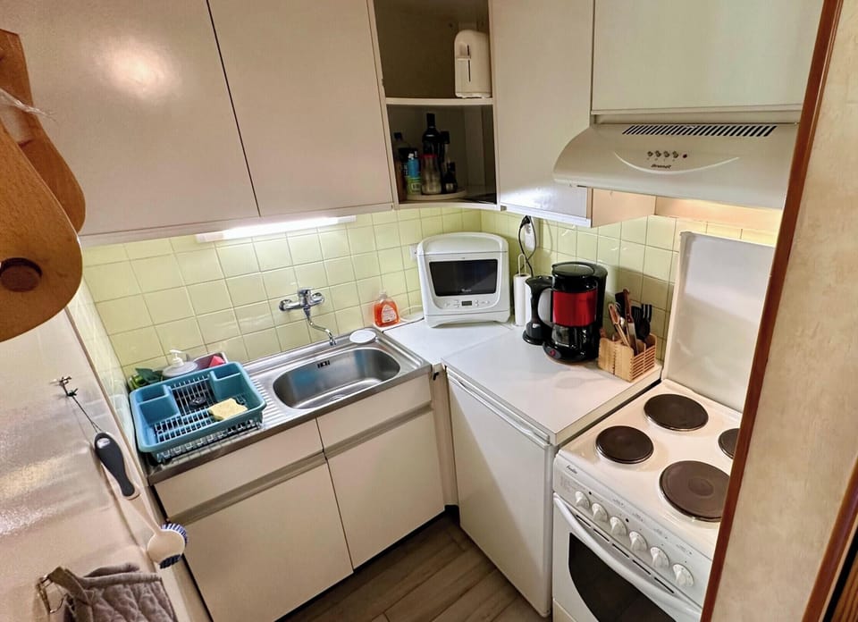Apartment | Private kitchen | Cleaning supplies