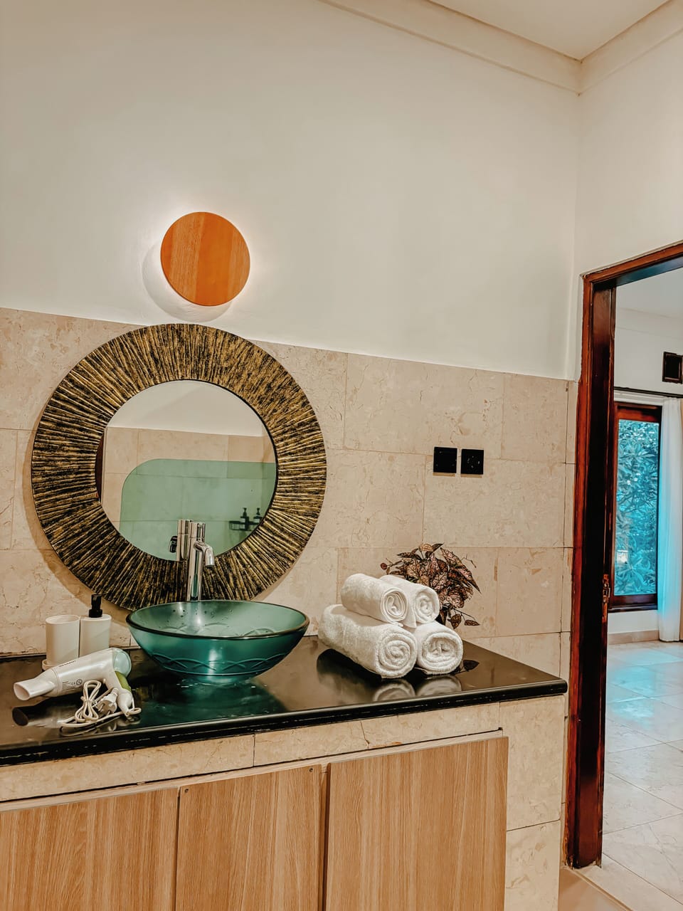 Family Villa, Balcony, Pool View | Bathroom | Hair dryer, towels, soap, shampoo