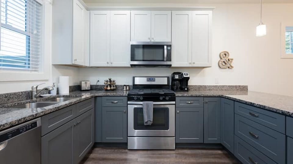 Kitchen is outfitted with a Gas Range