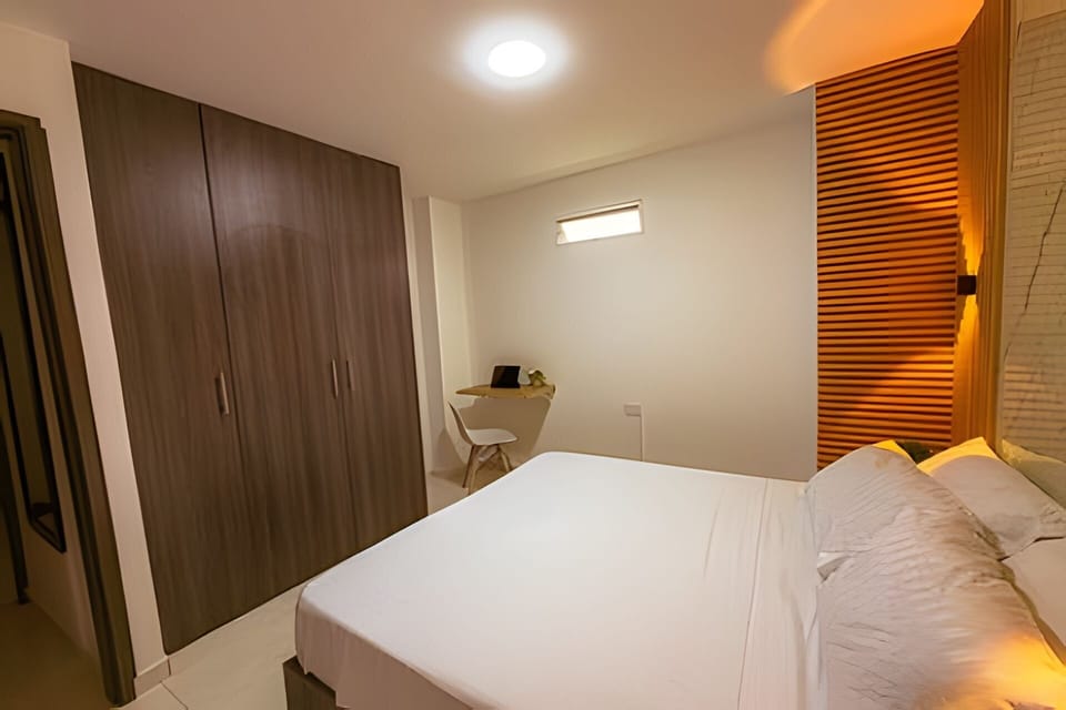 Apartment | Blackout drapes, iron/ironing board