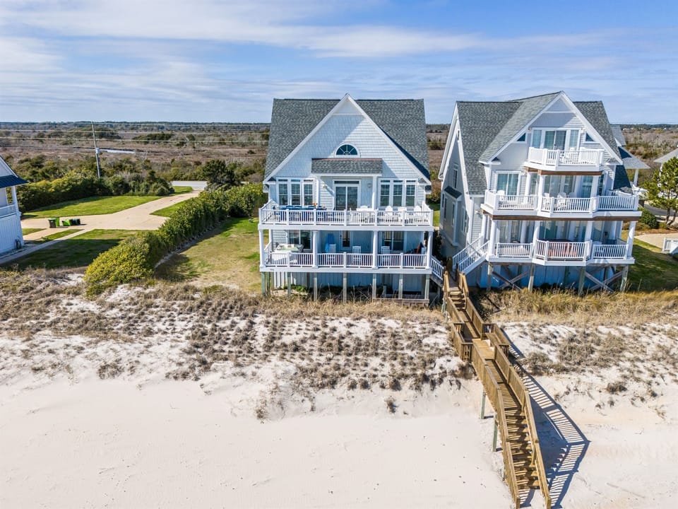 Watch the sunset over the dunes from your multiple private balconies.