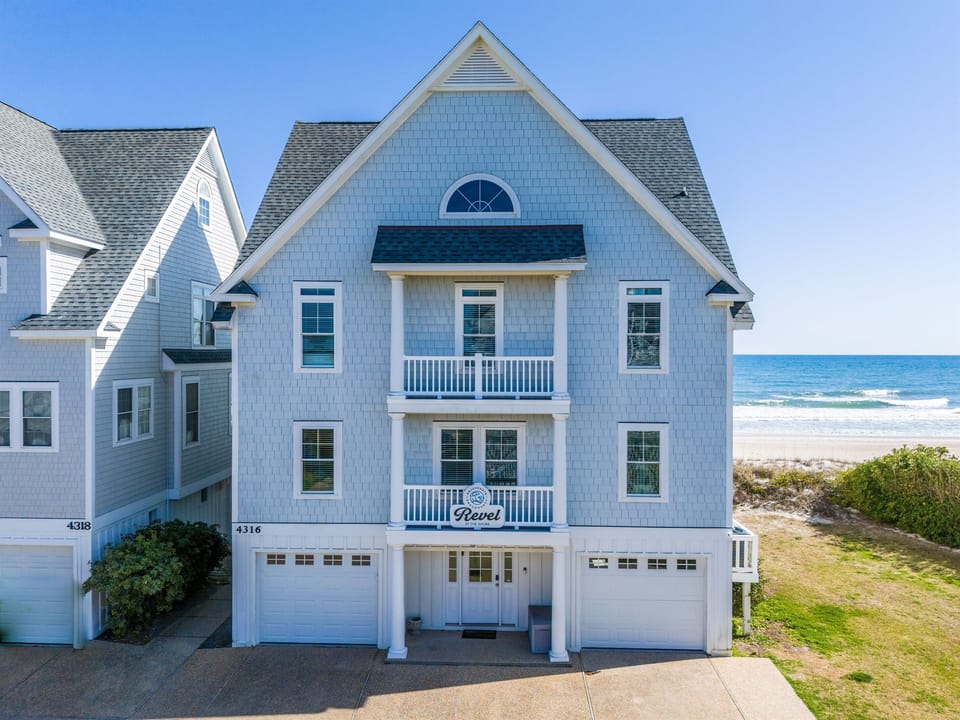 Welcome to "Revel at the Shore"—your grand oceanfront retreat.