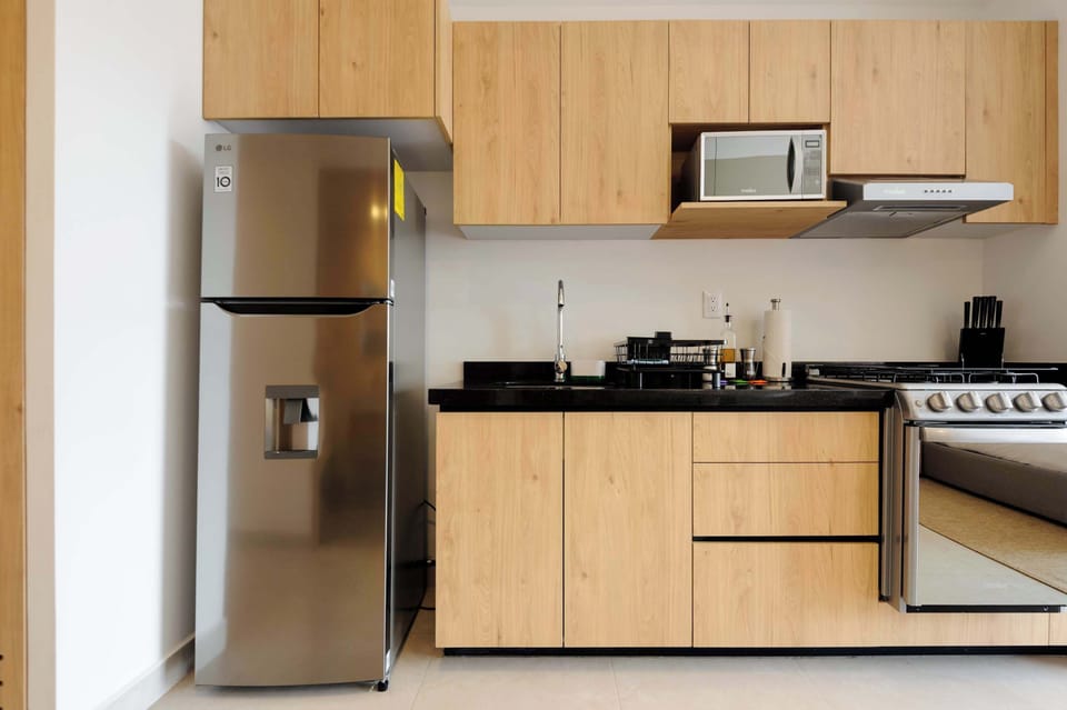 Spacious and organized kitchen