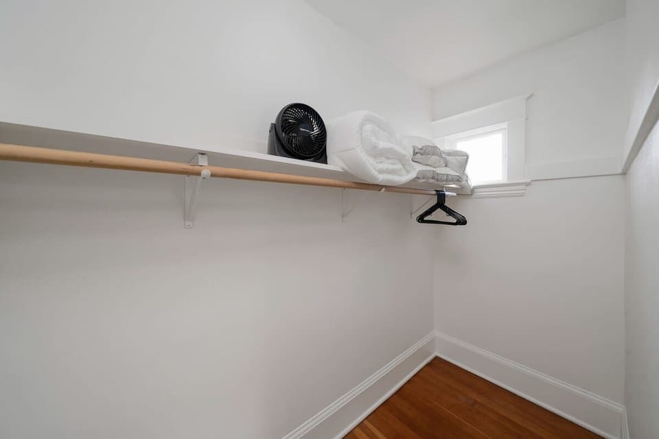 Bedroom 4 closet space.