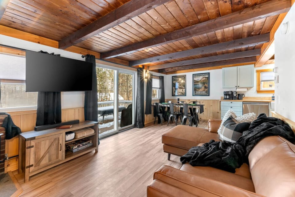 The heart of the home—perfect for board games or afternoon naps.