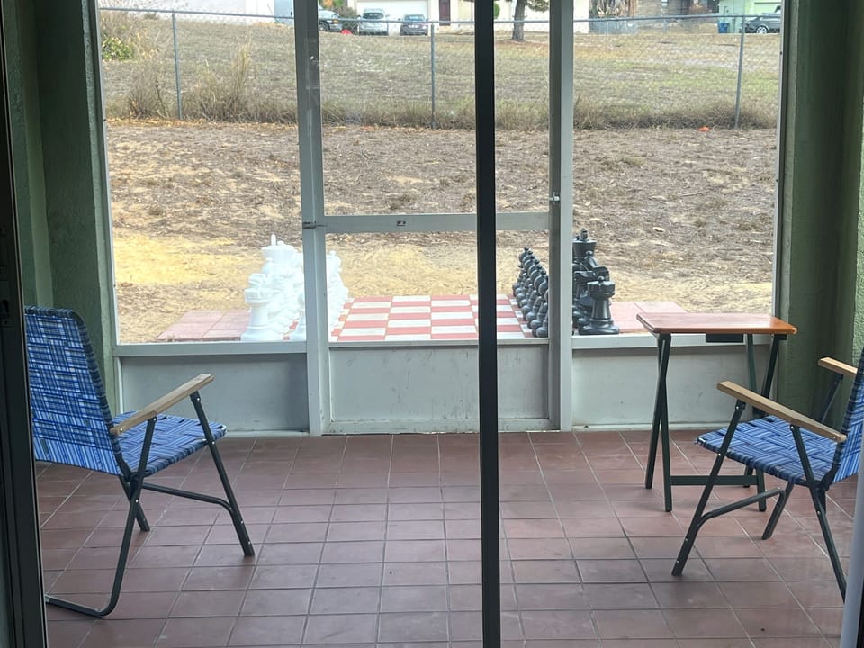 Screened-in porch