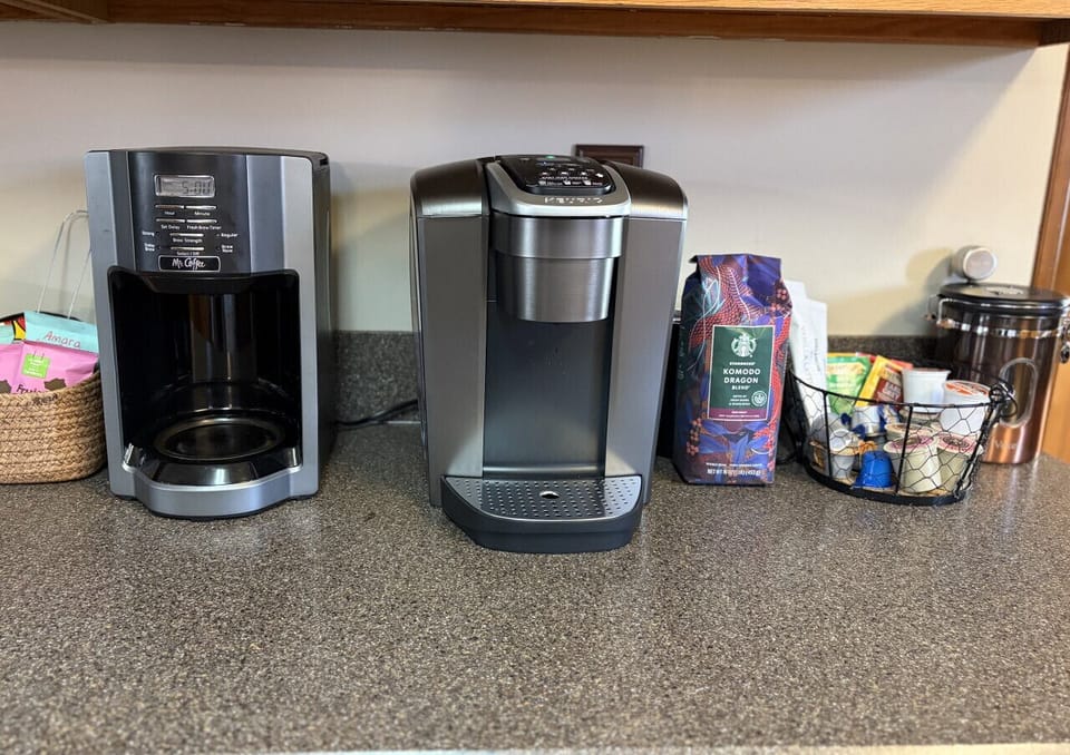 Premium coffee & snacks!