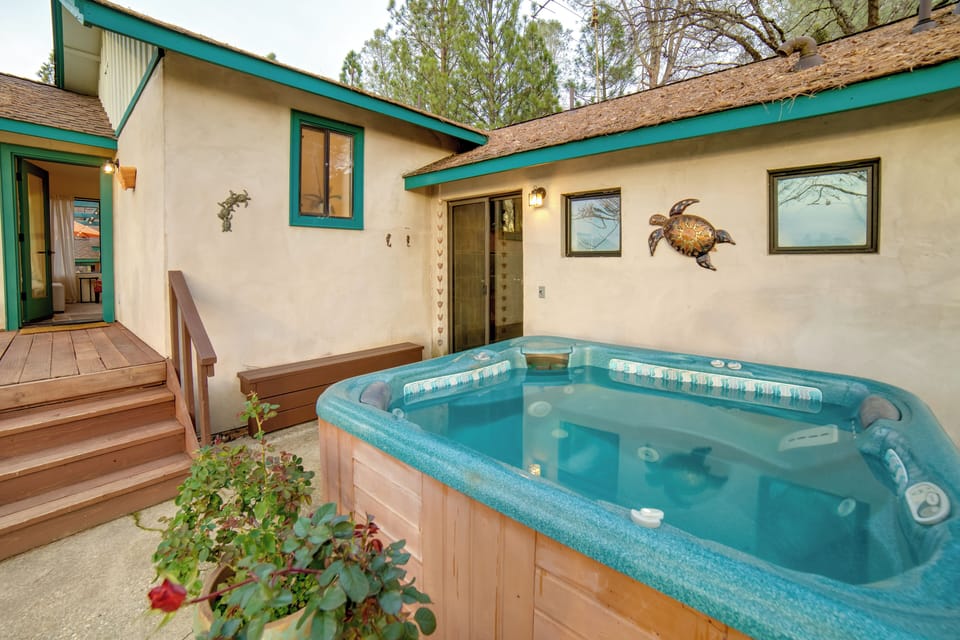 Private Hot Tub | Fenced Backyard | Dining Area
