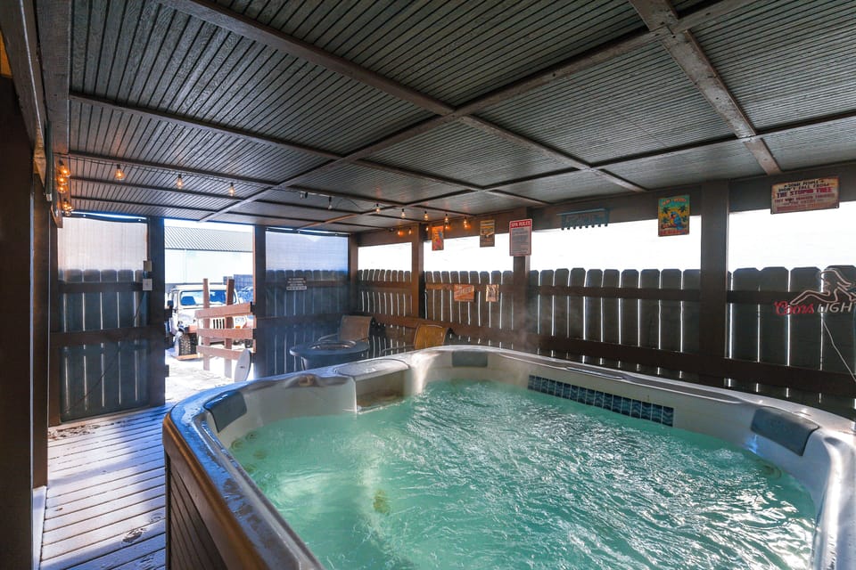 Covered Hot Tub Area