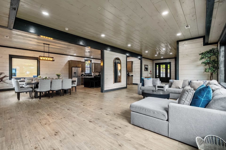 Designed for gathering, whether you're sharing meals or movie nights.