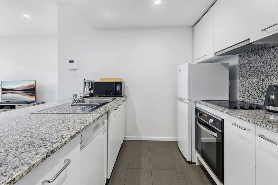 Equipped kitchen area
