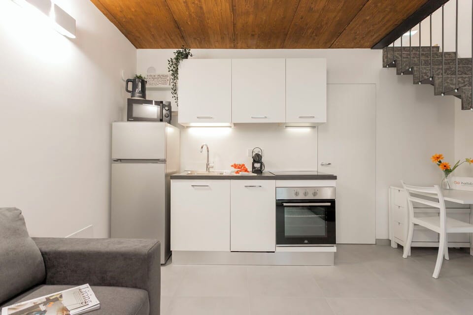 Kitchen, Living Room