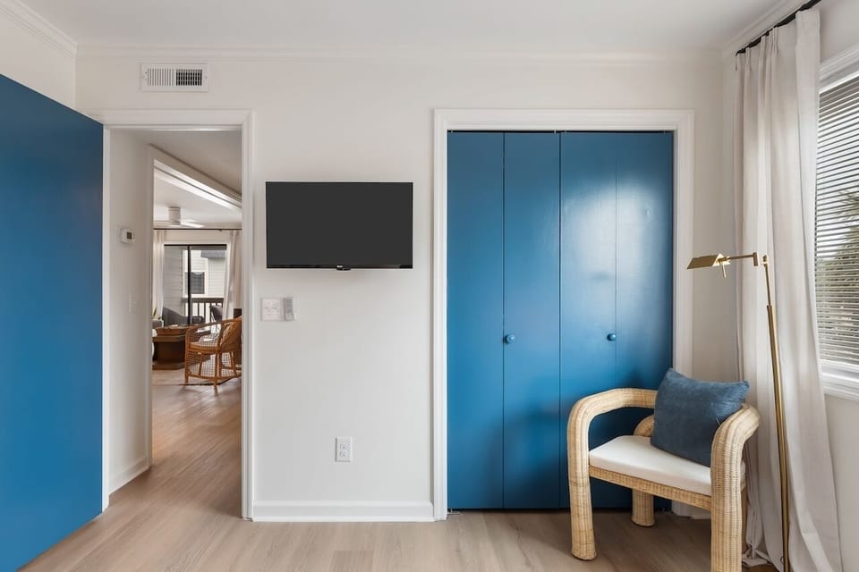 Twin Bedroom | 211C Oceanside Villas | Isle of Palms SC | IOP Escapes Villa Solea