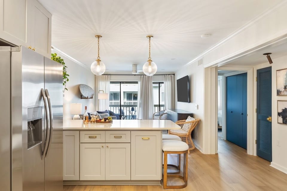 Kitchen | 211C Oceanside Villas | Isle of Palms SC | IOP Escapes Villa Solea