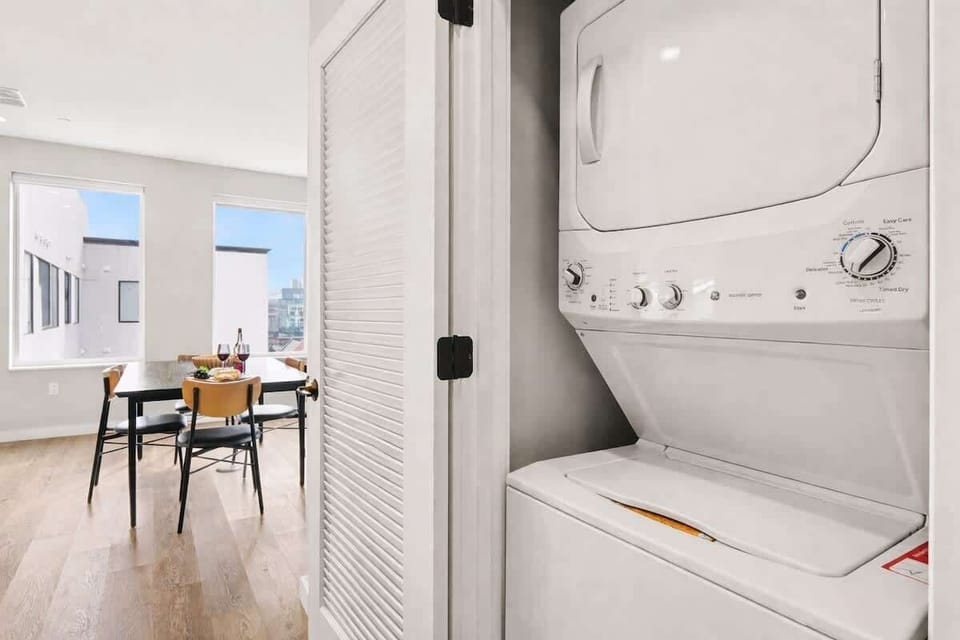 Unit 1: A washer and dryer will be available during your stay.