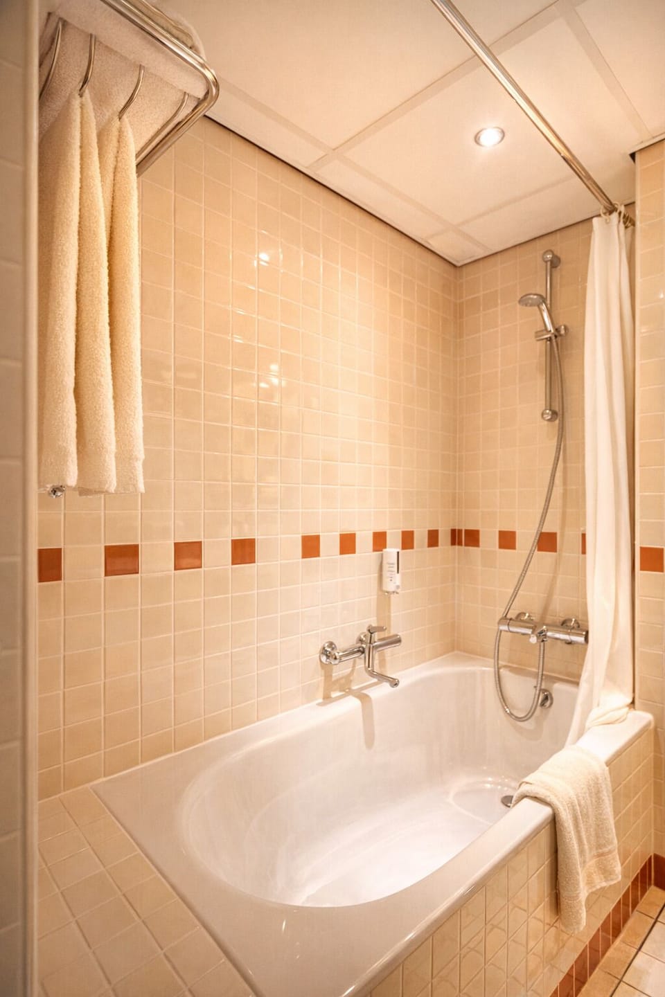 Soak and rinse away the day in a deep tub.