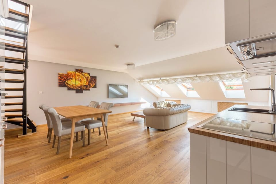 Attic apartment with 2 bedrooms, a sauna, and a shower AP5 | Interior