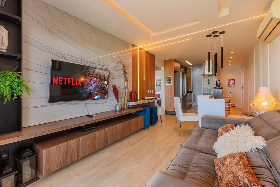 Apartment | Living area | 40-inch TV with digital channels