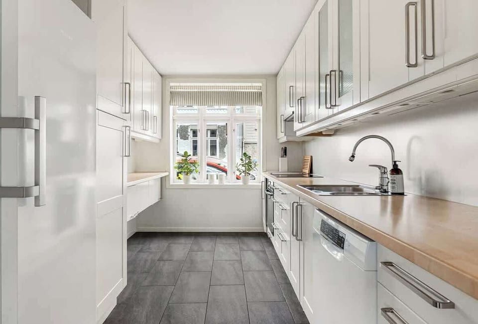 The kitchen is fully equipped for you to create your favorite meals at home. From cookware to spices, we've got your culinary needs covered!