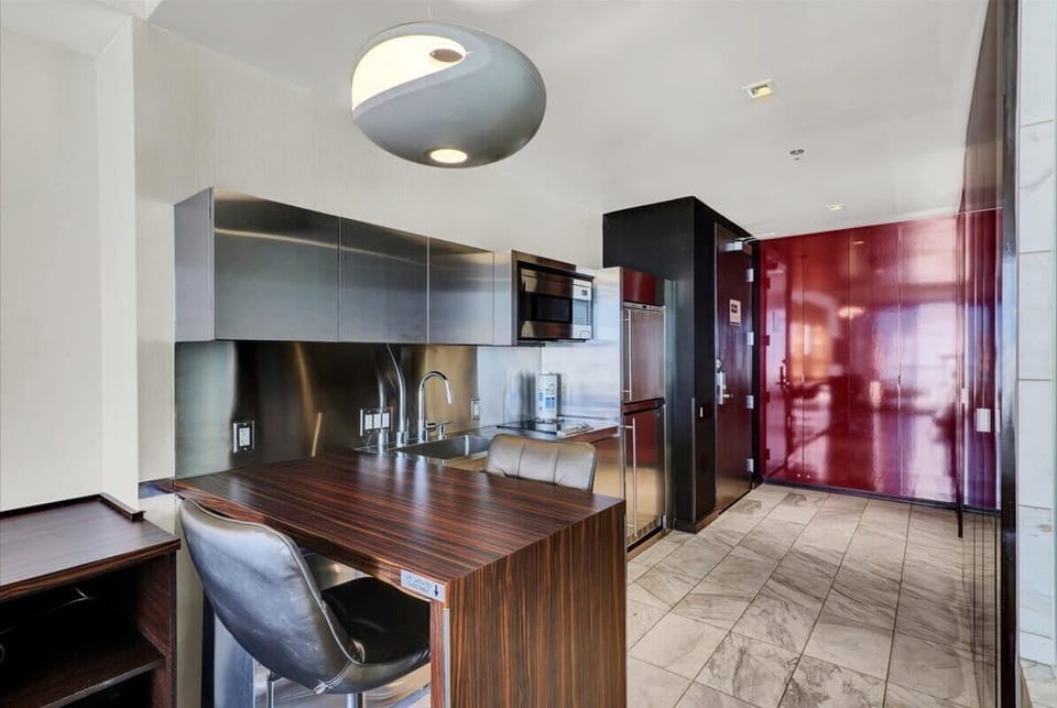 Stylish open-concept studio with a perfect blend of comfort, function, and Las Vegas charm.