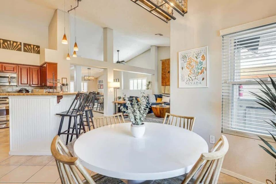 Spacious dining area perfect for family meals and gatherings.