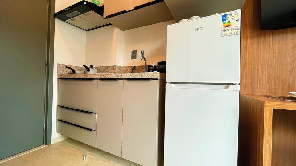 Apartment | Private kitchen | Microwave, stovetop, cookware/dishes/utensils