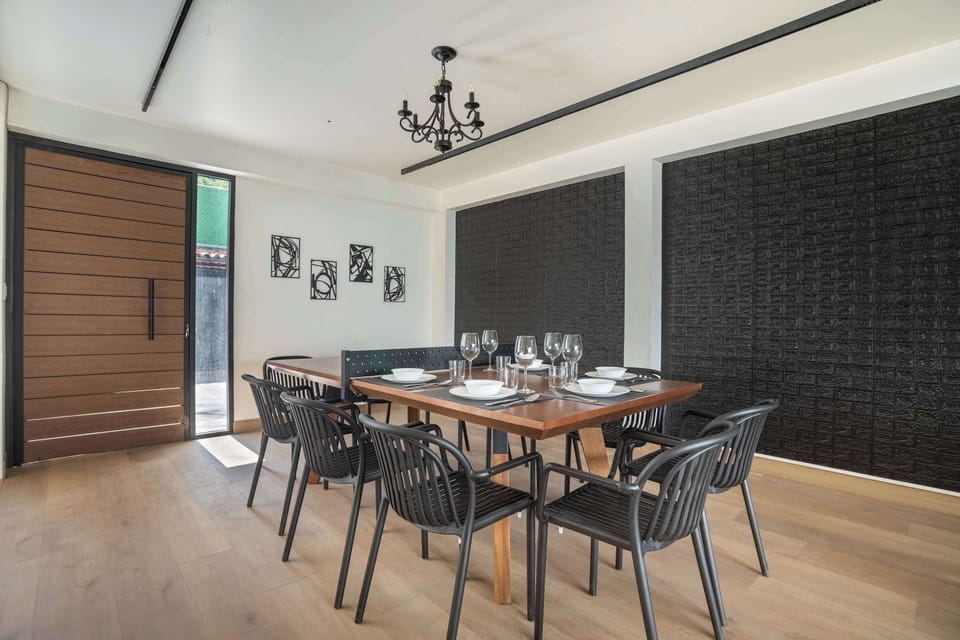 Host memorable meals in our stylish dining room, perfect for group gatherings.