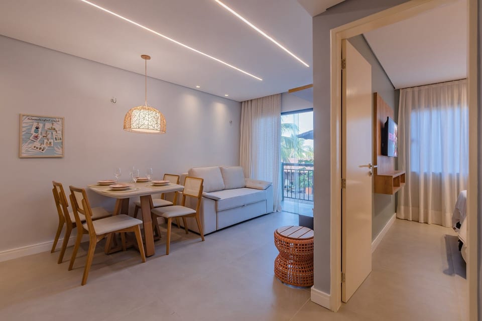 Basic Apartment | Living area | 40-inch TV with digital channels