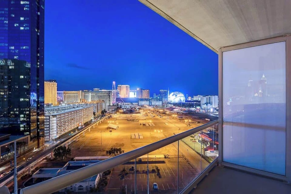 View from private, open balcony