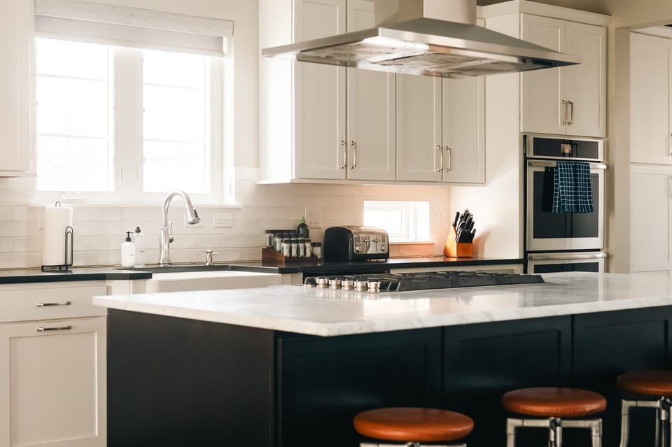 Kitchen with high-end appliances