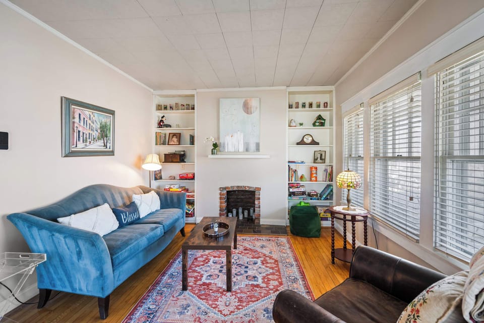 Curl up with a great book & lounge the day away in the front living room​