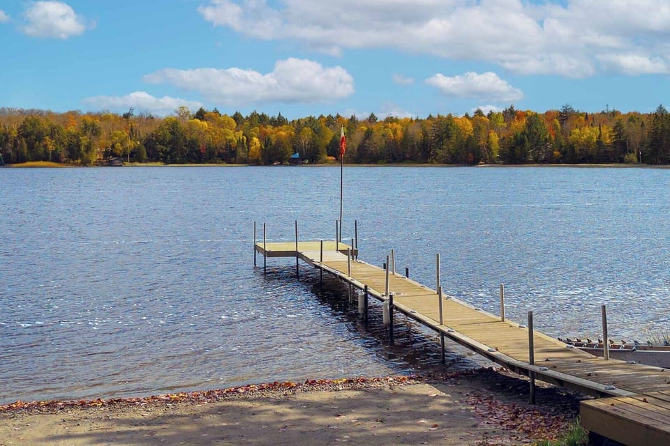 Beach & Dock in Fall