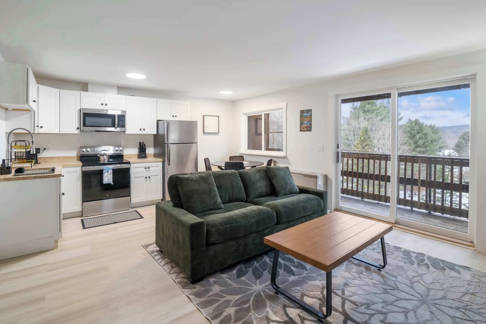 Living Room and Private Deck