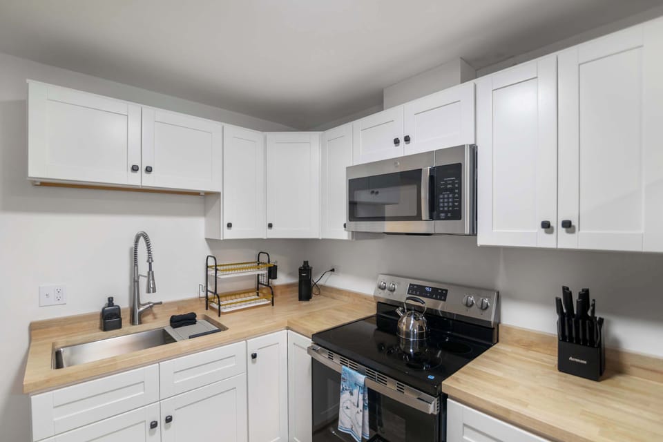 Updated, and fully stocked Kitchen