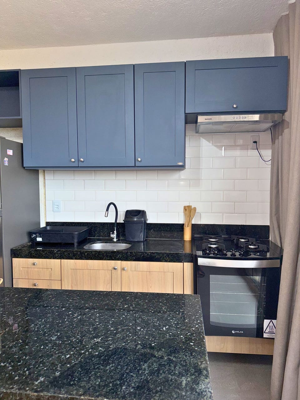 Villa | Private kitchen | Fridge, microwave, oven, stovetop