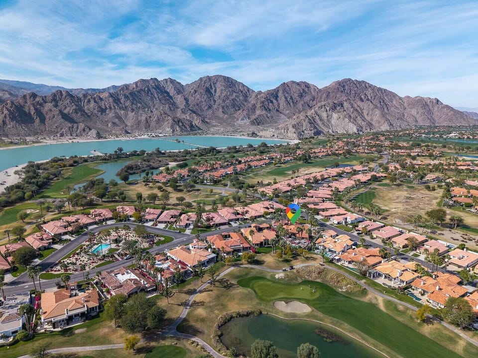 Aerial view of Villa Merion