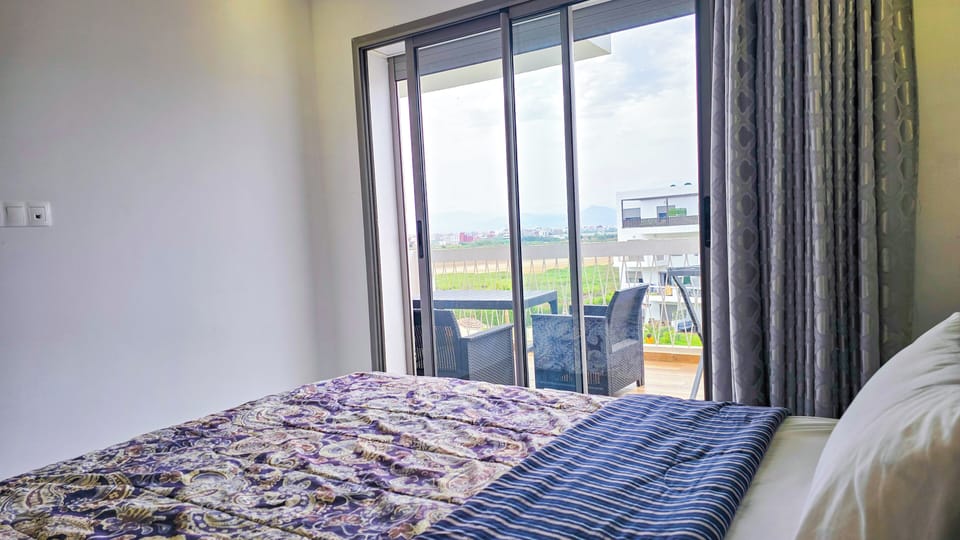 Deluxe Apartment, Pool View | Iron/ironing board, free WiFi