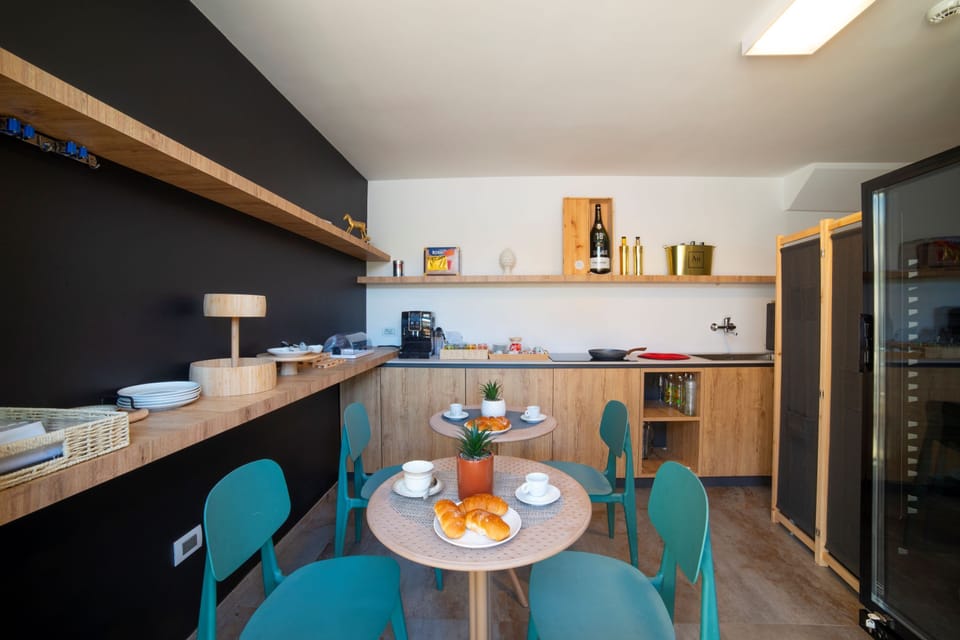 Kitchen and dining area